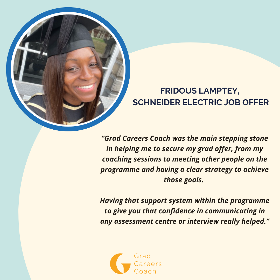 Grad Careers Coach success story